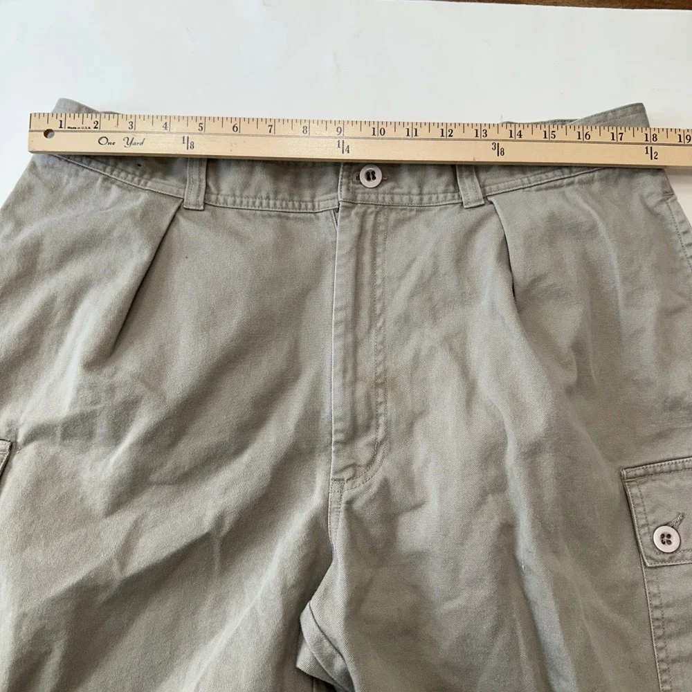 Polo Ralph Lauren Cargo Shorts Pleated Khaki Casual Outdoor Mens‎ Size 40